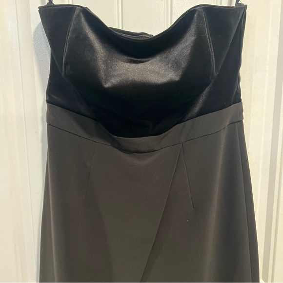 White House Black Market Elegant Black Strapless Jumpsuit. Size 4. - Picture 7 of 14